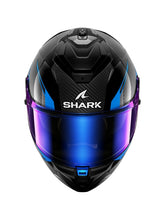 Shark - SPARTAN GT PRO CARBON Carbon Black Bleu